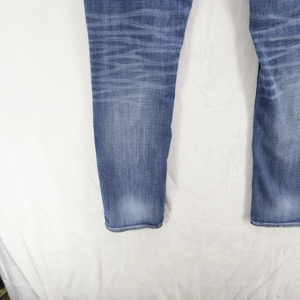BKE Jake Straight Leg Mens Blue Denim Jeans Size 32R ABP1609